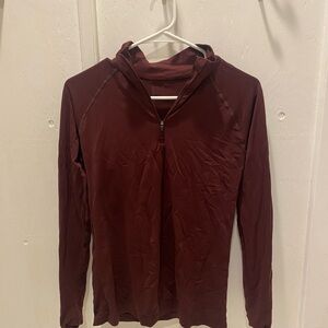 Women's Burgundy Hoodie Sweatshirt
